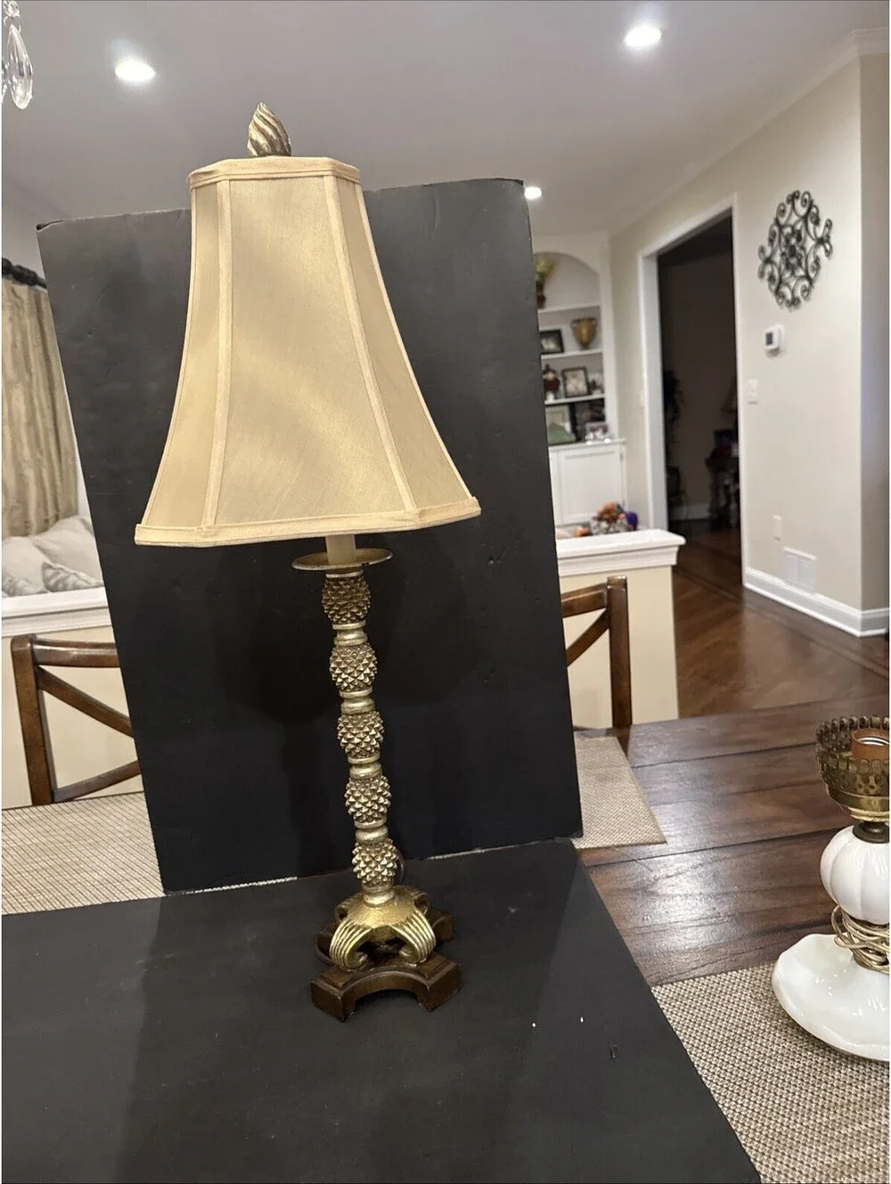 Rare Uttermost Pineapple Designed Body Indoor/Outdoor Table Lamp 31” H